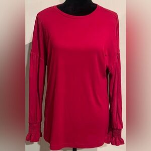 Miholl Red long sleeve Women's Top size L